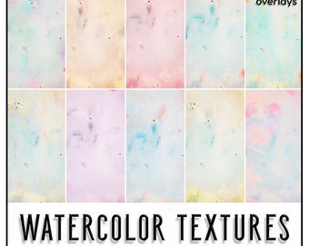 Watercolor TEXTURES, HD Textures, HQ Textures, Background, Backdrop, Digital Paper, Photoshop Texture, Overlay, Digital Texture