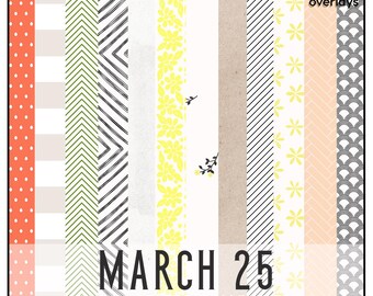 MARCH 25 Digitales Papier, HD Patterns, Scrapbook, Hintergrund, Kulisse, digitales Papier, Photoshop Textur, Overlay, digitale Textur, bedruckbar
