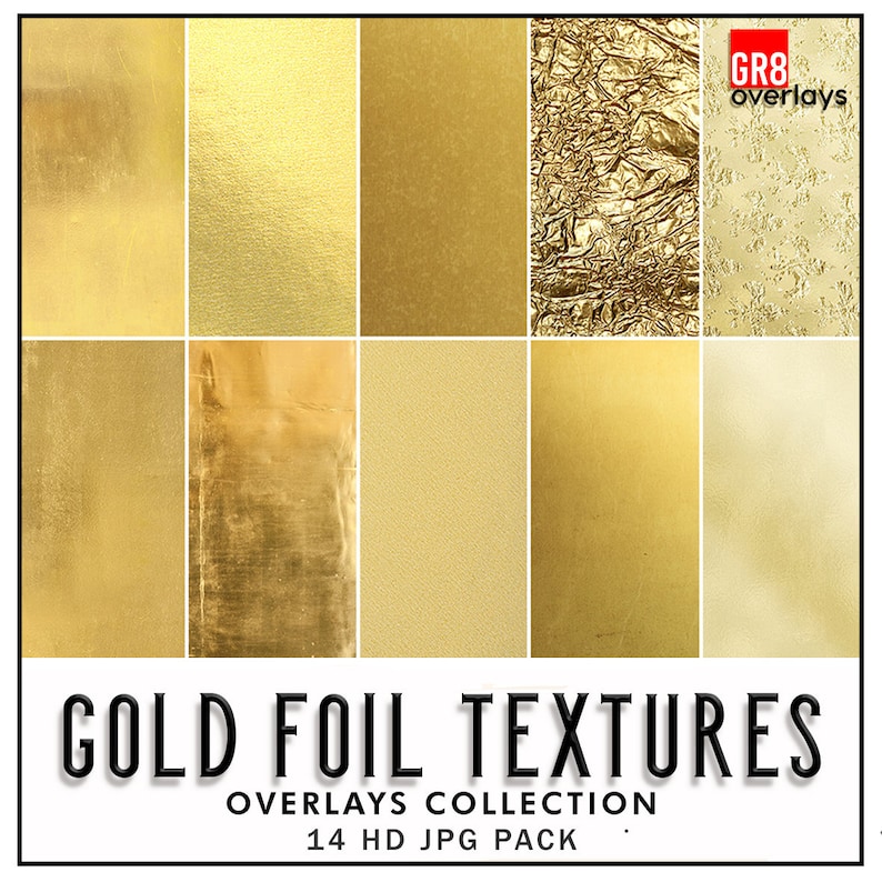 Digital Gold Foil TEXTURES, HD Textures, HQ Textures, Background ...