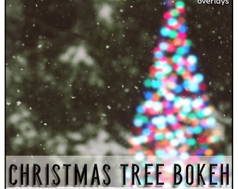 Christmas BOKEH OVERLAYS, Bokeh Lights Effect, Photo Overlays, Photoshop Overlays, Christmas Overlay, Wedding Overlay, Bokeh Light