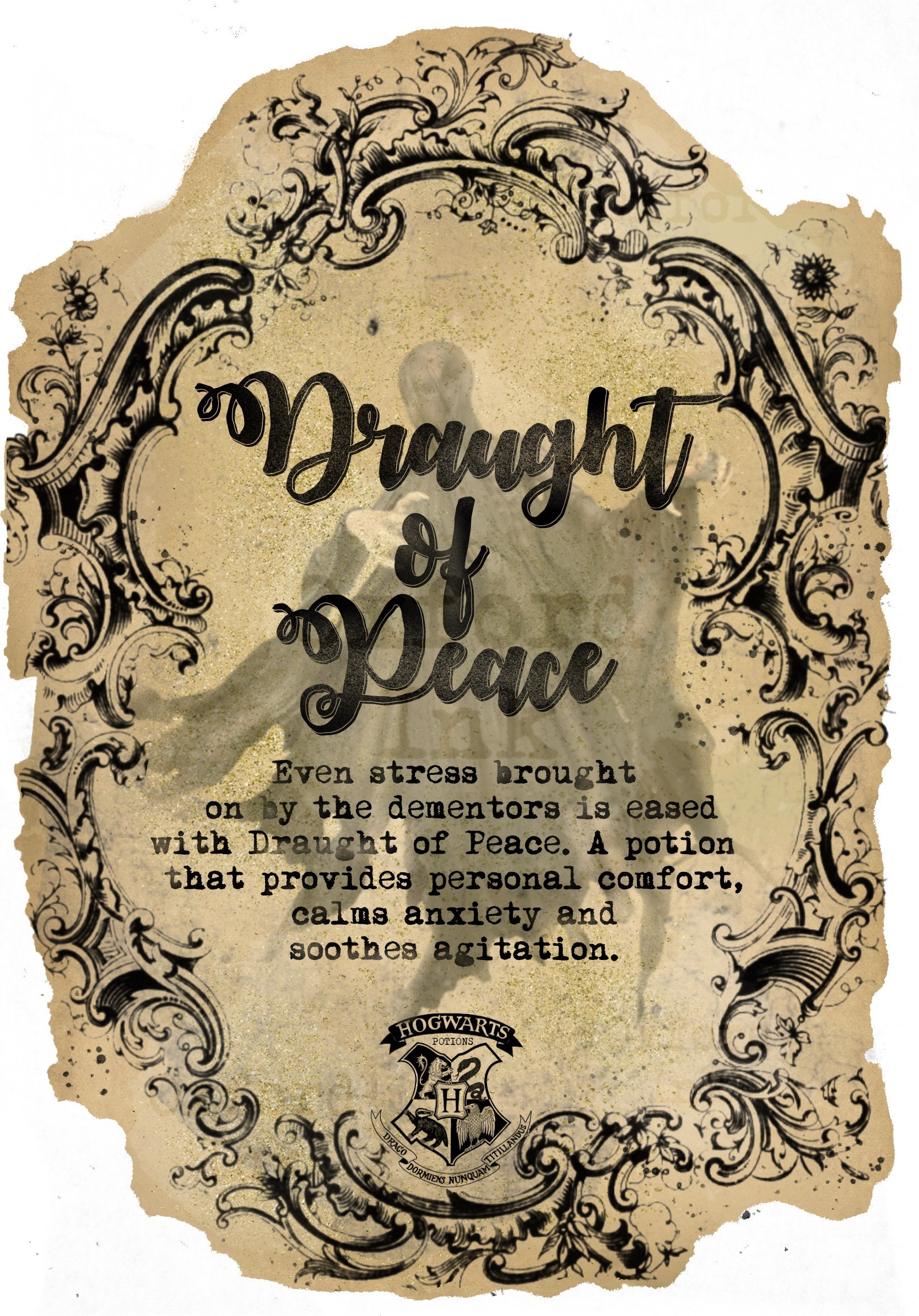 Calming Draught Harry Potter Potion Labels Halloween vrogue.co