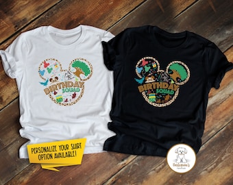 Animal Kingdom Birthday Squad Shirt, Disneyworld Birthday Squad Shirts, Disney Family Birthday Shirts, Disney Birthday shirts, Graphic Tee