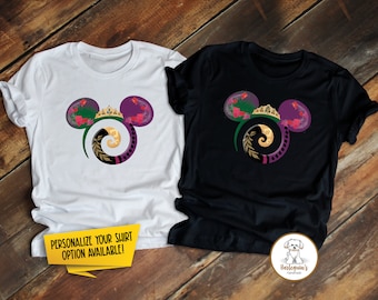 Camiseta de Anna, camisetas lindas de princesas Disney, camiseta con orejas de la princesa Anna Disney, camisetas familiares Disney, camisetas de grupos Disney, ropa personalizada
