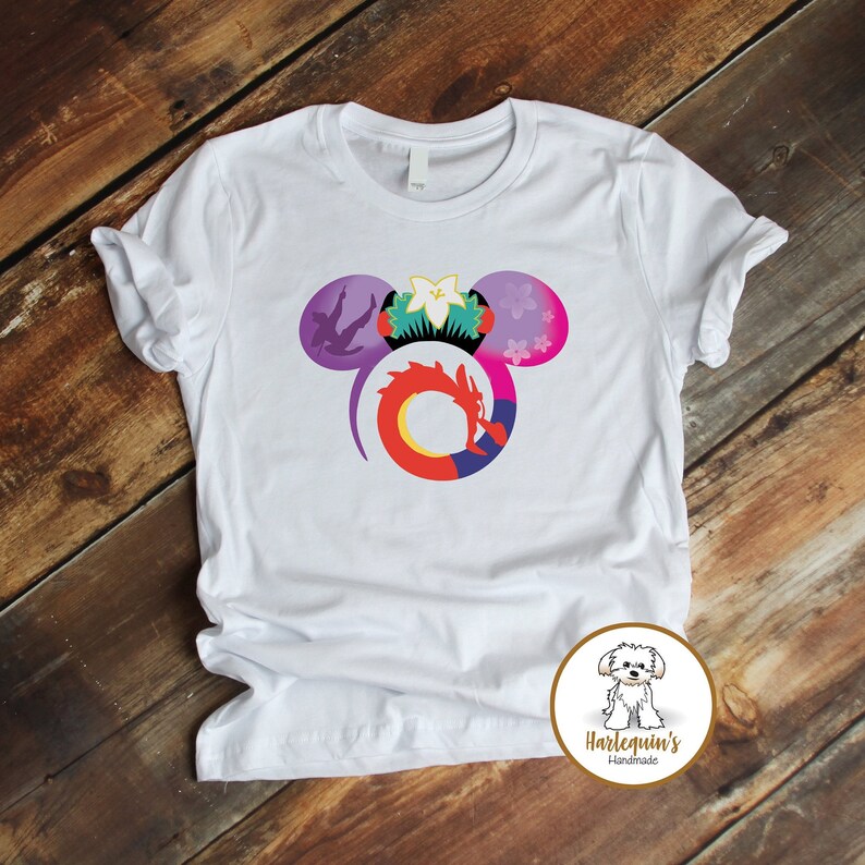 Mulan Shirt, Disney Princess Shirts, Custom Disney Ears T-Shirt, Disney Family Shirts, Disney Group Shirts, Graphic Tees, Disneyworld Shirts image 3