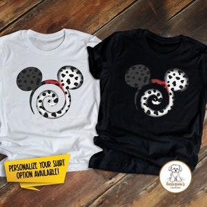 Cruella Shirt, Cruella Mickey Ears T-Shirt, Cute Disney Villains Shirts, Disney Family Shirts, Disney Group Shirts, Graphic Tees