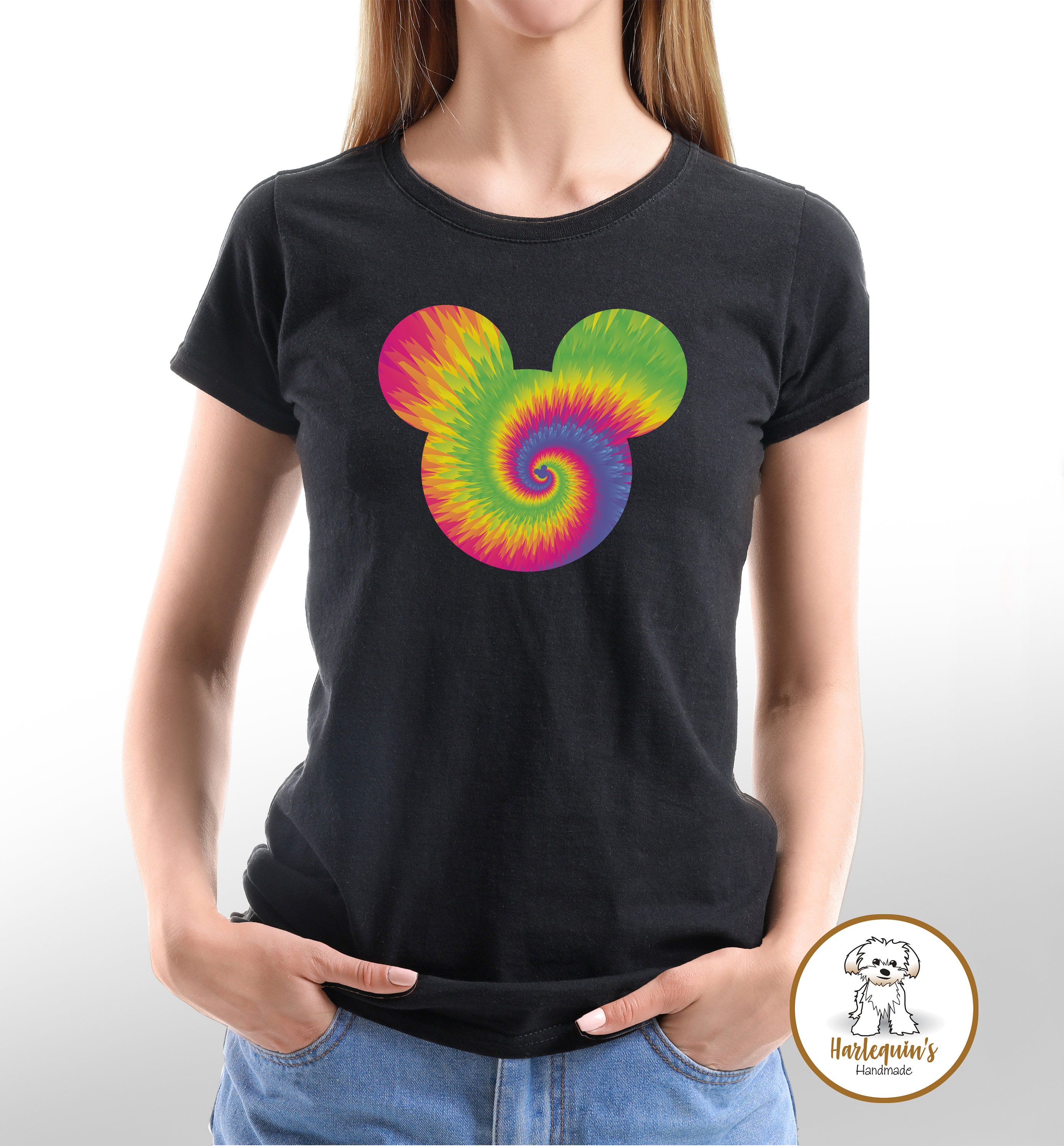 Tie Dye Mickey Shirt Disney Tie Die Shirts Disney Family Etsy