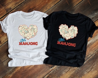 Love Mahjong T-Shirt, Cute Mahjong Tee, Mahjong Cruise Shirt