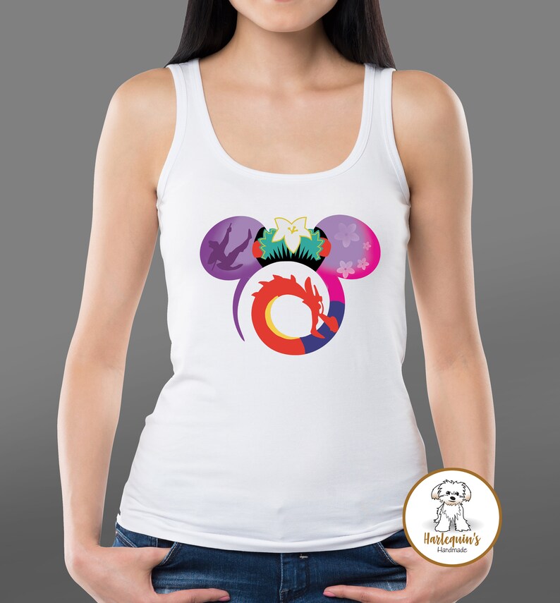 Mulan Shirt, Disney Princess Shirts, Custom Disney Ears T-Shirt, Disney Family Shirts, Disney Group Shirts, Graphic Tees, Disneyworld Shirts image 6