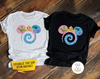 Dornröschen Shirt, Prinzessin Aurora Micky Ohren T-Shirt, Disney Familien Shirts, Disney Gruppe Shirts, Disneyworld Shirts, benutzerdefinierte Shirts