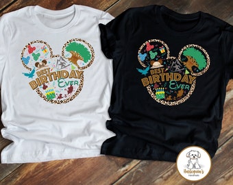 Animal Kingdom Birthday Shirt, Disneyworld Birthday Shirts, Disney Safari Birthday Tee, Disney Birthday Celebration Shirts, Personalized Tee