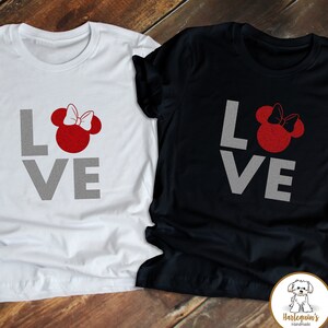 Disney Love Shirts, Cute Disney Shirt, Disney Group Shirt, Disney Family Shirts, Minnie Ears Shirt