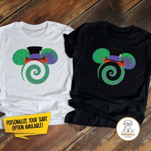 Mad Hatter Shirt, Mickey Ears T-Shirt, Disney Family Shirts, Disney Heroes Shirts, Disney Group Shirts, Disneyworld Shirts