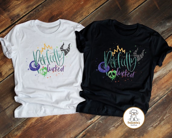 Perfectly Wicked Shirt, Disney Villains Shirts, Disney Family Shirt, Disney Group Shirt, Disney Halloween Shirt, Graphic Tees
