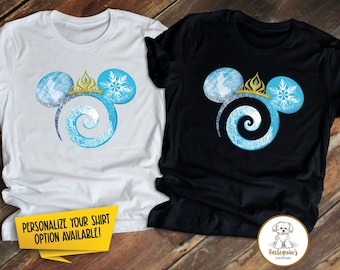 Camisa Elsa, camiseta com orelhas do Mickey, lindas camisas de princesas da Disney, camisas da família Disneyworld, camisas do grupo Disney, camisetas gráficas