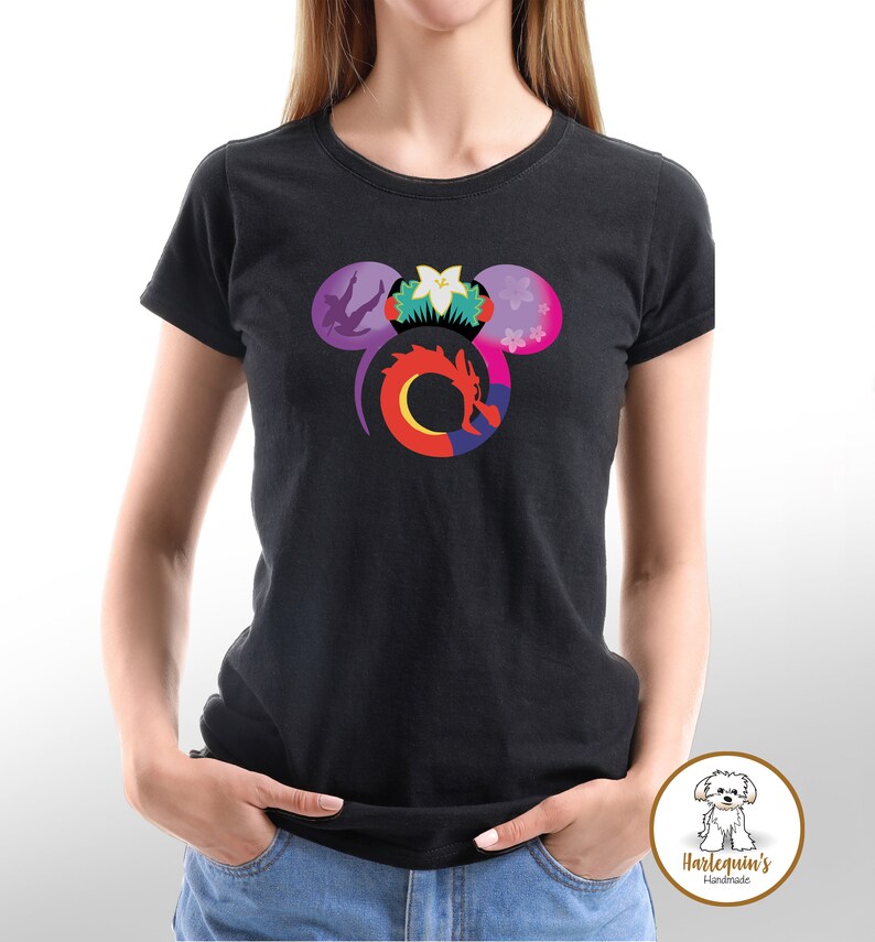 Mulan Shirt, Disney Princess Shirts, Custom Disney Ears T-Shirt, Disney Family Shirts, Disney Group Shirts, Graphic Tees, Disneyworld Shirts image 4