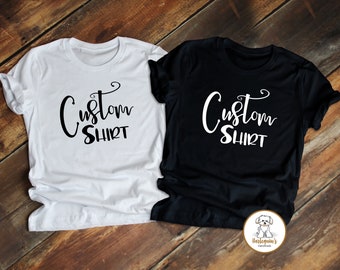 Blank tee for Custom Design, Custom Design sold Separately