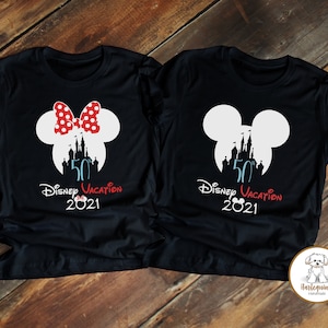 Disneyworld Vacation Shirts, Micjey Head Shirt, Minnie Head Shirt, Custom Disney Ears Shirts, Vacation Shirt, Disney World Trip Shirt