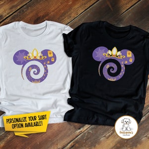 Rapunzel Shirt, Disney Princess Shirts, Rapunzel Mickey Ears T-Shirt, Disney Family Shirts, Disney Group Shirts, Disneyworld Shirts