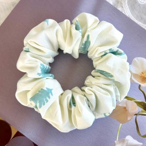 Regular Scrunchies Pine Tree Cotton Hair Tie Cotton Scrunchies Elastic Hair Tie Scrunchie