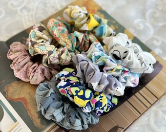 Collection Regular Cotton Hair Tie Cotton Scrunchies Elastic Scrunchies Normal Scrunchies