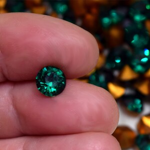 Swarovski emeraude Etsy