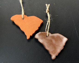 South Carolina Ornament Made of Wild South Carolina Clay