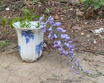 Slip Cast Porcelain Fluted Vase