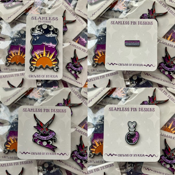 Crowns of Nyaxia Full Pin Set Bundle