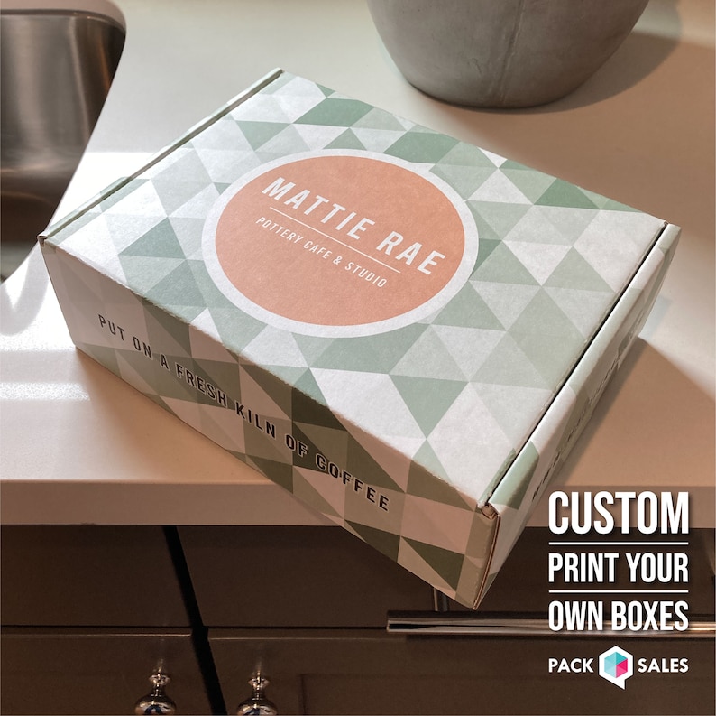 Custom 9x6x3 Inch Packaging Box with Your Logo & Artwork Pack of 25 Mailers Sturdy and Vibrant Colors We will help you with the design image 4