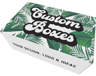 Vibrant Custom Shipping Boxes | Pack of 25 | Eco-Friendly & Logo Printing