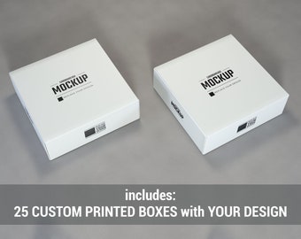 Custom Printed Boxes: Literature, Documents, Proposal, Kits, On-Boarding- Pack of 25