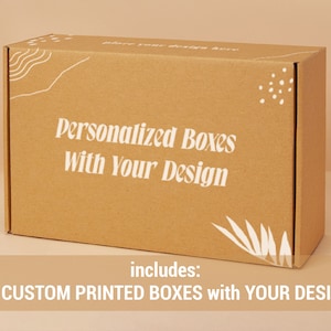 Cheap Custom Boxes (Pack Of 25 Boxes) Great For Self Care, Aesthetics, Beauty, Wig, Product Box