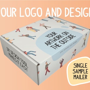 Single custom printed box or press check with color sample (pick a size)