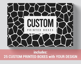 Vibrant Custom Shipping Boxes (Pack Of 25 Boxes) - Personalize Your Shipments - Eco-Friendly - Quick Turnaround