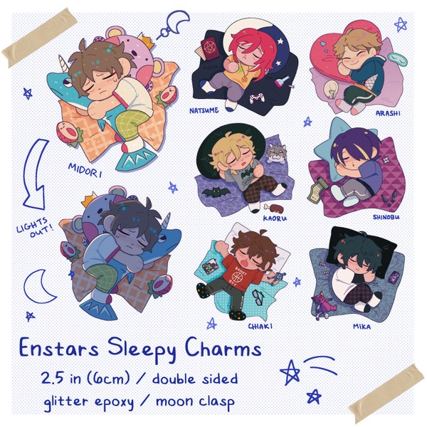 RESTOCK 2.5" Enstars Sleeping Charms