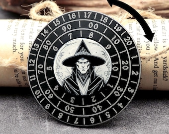 Metal Spinner Dice: 7-in-1 Fidget DND Dice Set Wizard Rogue Fight Gamer Gifts