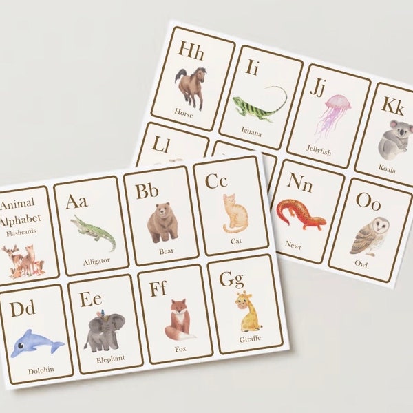 Children’s Alphabet Flash cards