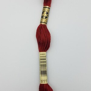 DMC 3777 - 6-Strand Floss - Terra Cotta Very Dark
