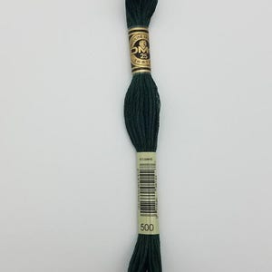 DMC 500 - 6-Strand Floss - Blue Green Very Dark