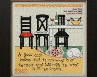 In the Chairs - Curly Girl - Mill Hill - Cross Stitch Kit - CG30-2104