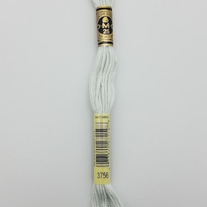 DMC 3756 - 6-Strand Floss - Baby Blue Ultra Very Light