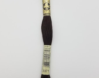 DMC 3371 - 6-Strand Floss - Black Brown