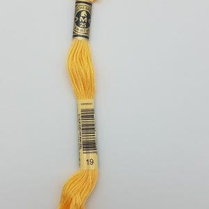 DMC 19 - 6-Strand Floss - Medium Light Autumn Gold