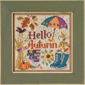 Hello Autumn - Mill Hill Buttons and Beads - Cross Stitch Kit