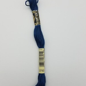 DMC 3750 - 6-Strand Floss - Antique Blue Very Dark