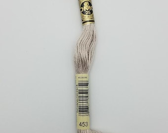 DMC 453 - 6-Strand Floss - Shell Gray Light