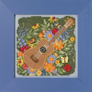 Festive Guitar - Mill Hill Buttons and Beads - Cross Stitch Kit