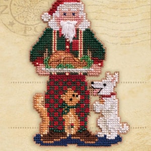 Christmas Memories - Mill Hill - Christmas Day Santas - Cross Stitch - MH20-2133