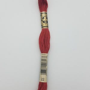 DMC 22 - 6-Strand Floss - Alizarin