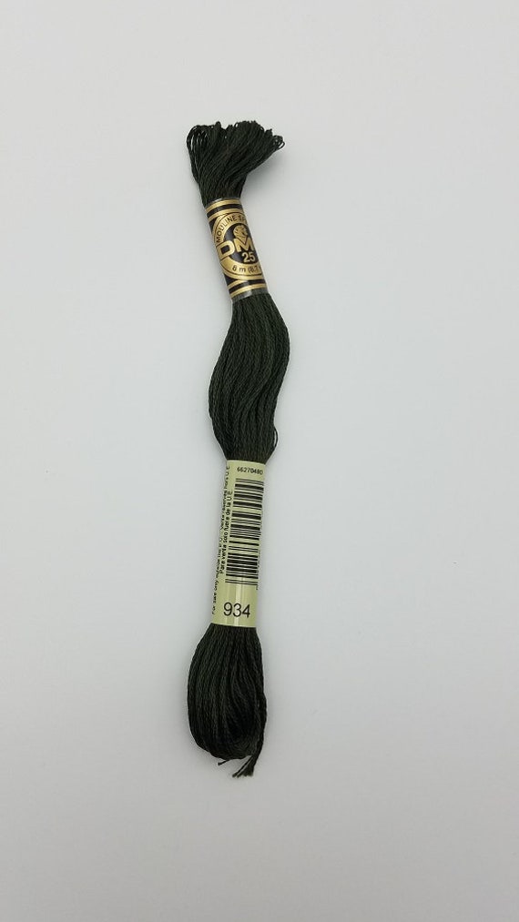 DMC 934 - 6 Strand Embroidery Thread